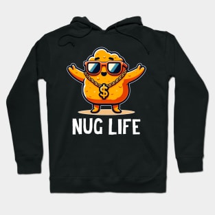 Tasty Treasures Chicken Nugget Nug Life, Tee Talk Triumph Hoodie